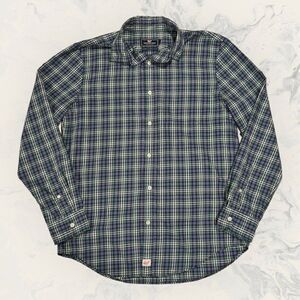 Vineyard Vines Performance Classic Fit Murray Blue Green Shirt Men’s Size Medium
